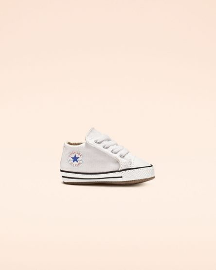 Zapatillas Altas Converse Chuck Taylor All Star Cribster Easy-On Niña Blancas Beige Blancas | PE 4E08L2